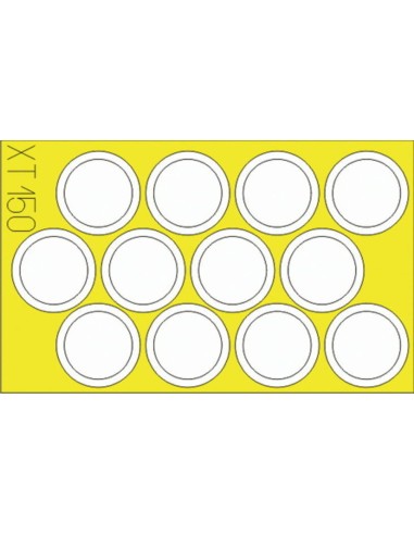 M7 Priest wheel masks für Academy Bausatz