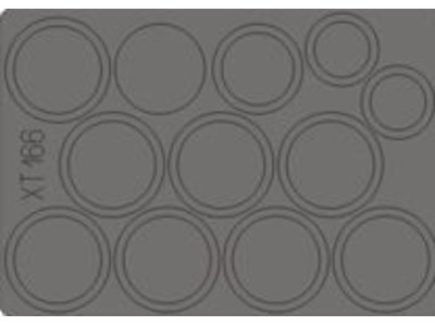 BT-7 wheel masks for Tamiya