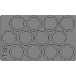 M-7 Mid production wheels masks (DRA)