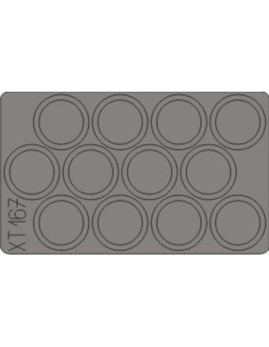 M-7 Mid production wheels masks (DRA)