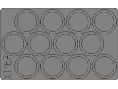 M-7 Mid production wheels masks (DRA)