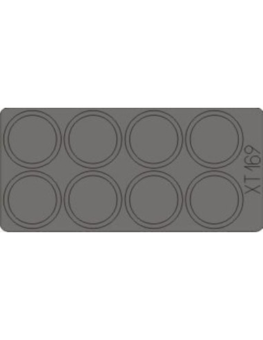 RSO Pak 40/4 75mm wheel masks for Dragon