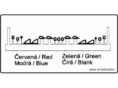 Navigation light, Clear, red, blue, green
