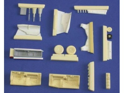 JAS-39D Gripen untercarriage für Italeri Bausatz