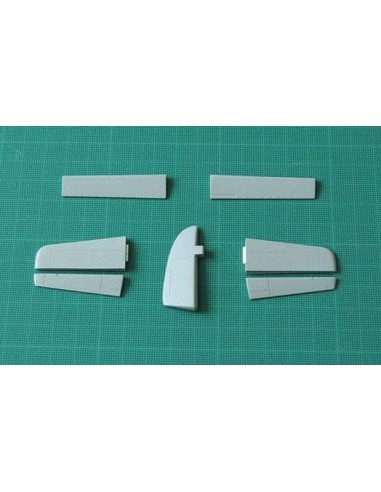Hawker Seahawk - control surfaces set for...