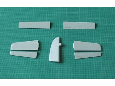 Hawker Seahawk - control surfaces set for Trumpeter kit