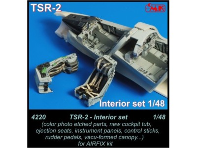 TSR-2 Interior Set für Airfix Bausatz