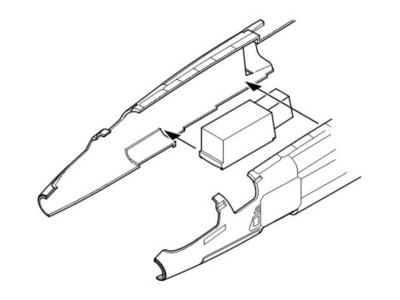 TSR-2 Nose Undercarriage bay für Airfix Bausatz
