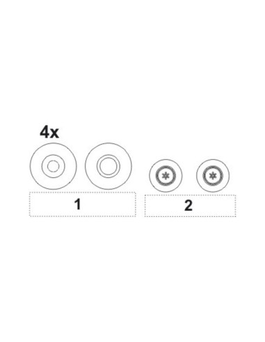 TSR-2 Wheels Set für Airfix Bausatz