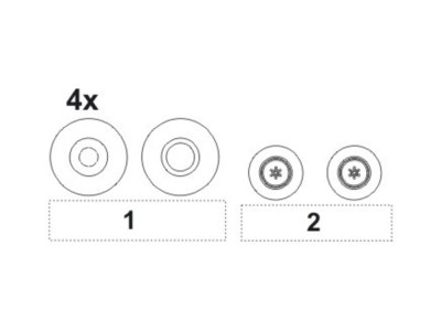 TSR-2 Wheels Set für Airfix Bausatz