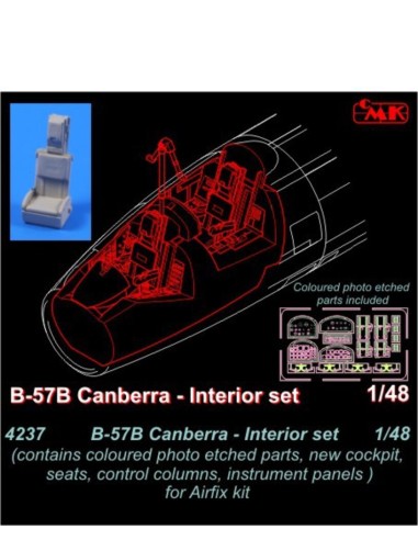 Martin B-57B Canberra - interior set AIR