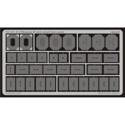 F-4 Phantom II etch stencil data mask