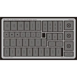 F-16 Falcon etch stencil data mask