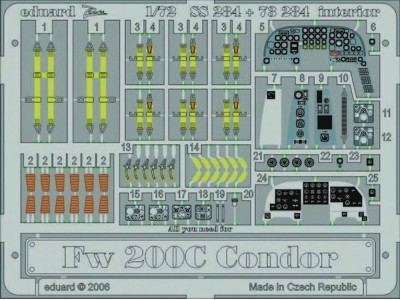 Fw 200C Condor interior für Revell-Bausatz