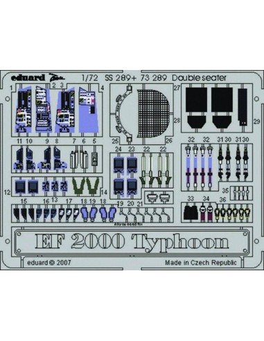 EF 2000 Typhoon Double seater für Revell-Bausatz