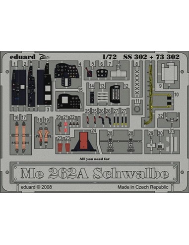 Me 262A Schwalbe für Academy Bausatz