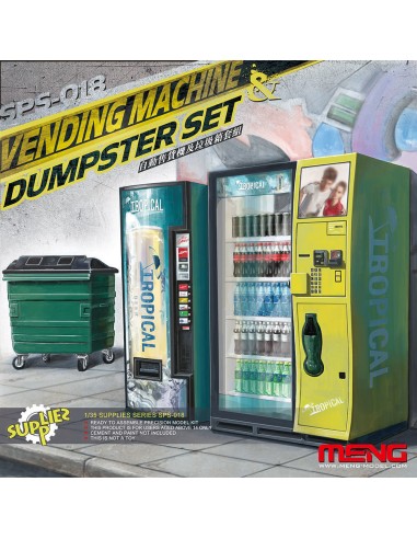 Vending Machine & Dumster Set