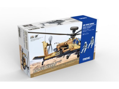 AH-64D Saraf Heavy Attack Helicopter (Israeli Air Force) Special Edition (incl. Two Resin figures)