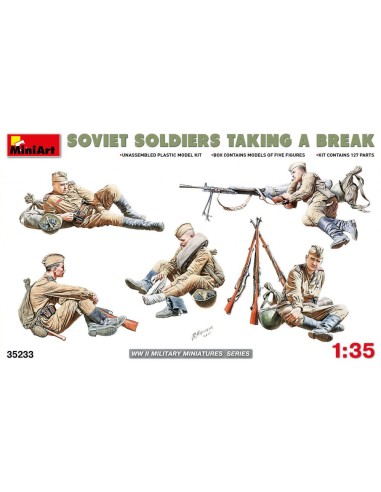 Soviet Soldiers Taking a Break