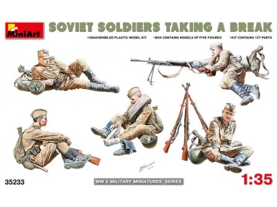 Soviet Soldiers Taking a Break