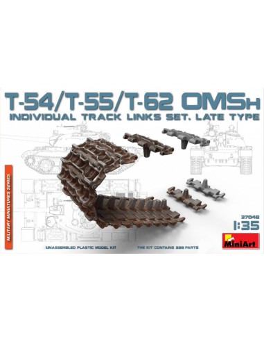 T-54/T-55/T-62 OMSh Ind.Track Links Set.LateType