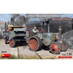German Industrial Tractor D8511 Mod. 1936 with Cargo...