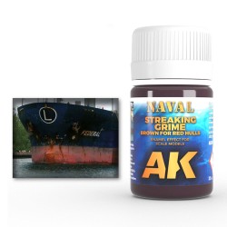 BROWN STREAKING GRIME FOR RED HULLS