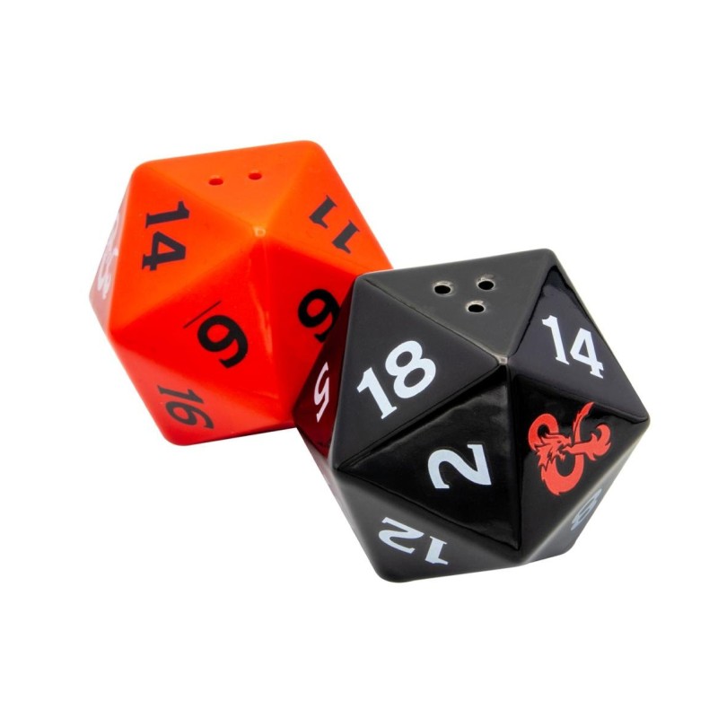 DONJONS & DRAGONS - Dés D20 - Moulin Sel et Poivre
