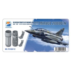Mirage 2000 D/N 3D RESIN PRINTS OF ENGINES AND SEATS