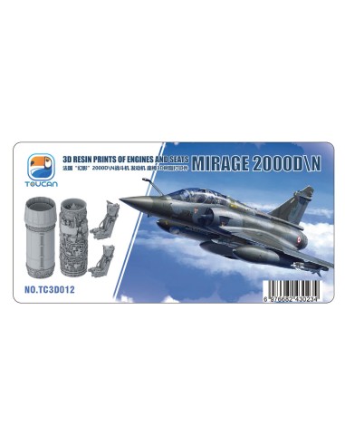 Mirage 2000 D/N 3D RESIN PRINTS OF ENGINES AND...