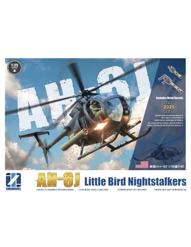 AH-6J Little Bird Nightstalkers w/Metal Barrels