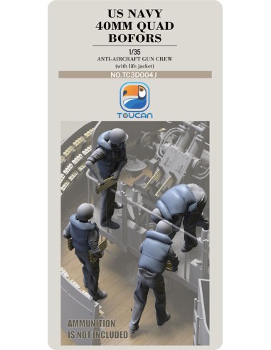 ANTI-AIRCRAET GUN CREW (with life jacket)