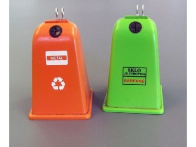 Sorted waste container