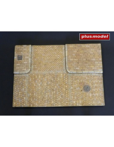 Display base – Cobblestone street intersection