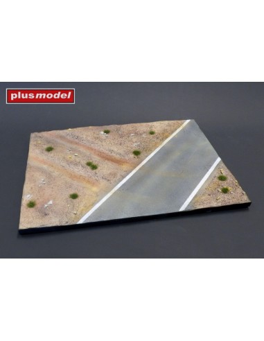 Display base - Cobblestone street wit tram tracks