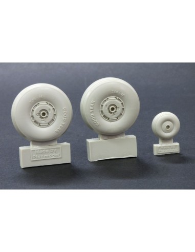 C-47 Skytrain wheels with cover