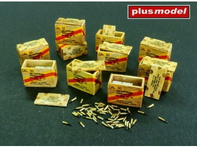 US ammunition boxes with cartons of charges
