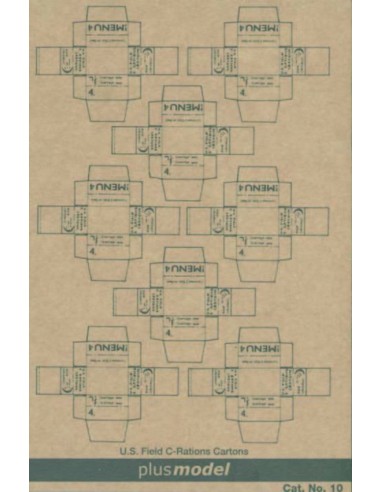 U.S. Feld C-Ration Kartons WW II, 8 Stück pro...