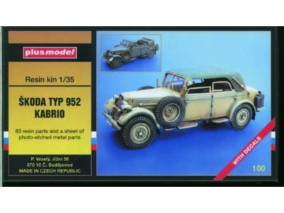 Skoda Typ 952 Kabrio WW II