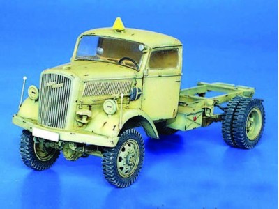 Opel Blitz 4x4 Chassis Umbauset für Italeri-Bausatz