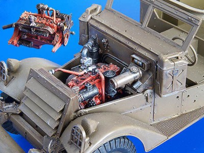 M3 Spähwagen - Maschinen Satz