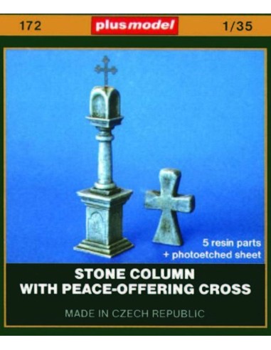 Steinläule mit Friedensangebot Kreuz