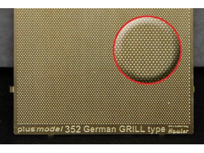 Engraved plate - German Grill