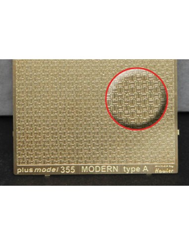 Engraved plate - Modern A type