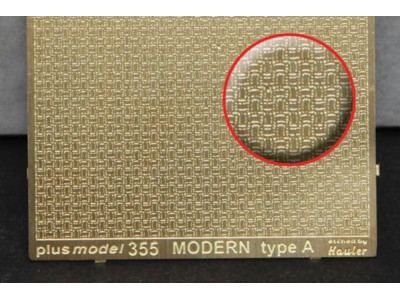 Engraved plate - Modern A type
