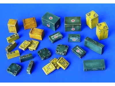 Munitions- und Erste-Hilfe-Kisten