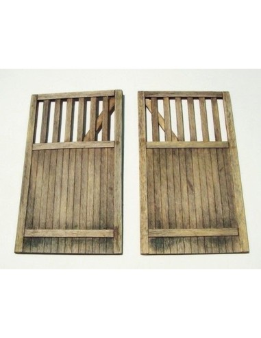 Wooden gate - straight