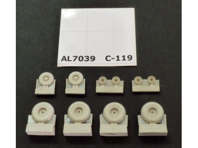 C-119 Boxcar wheels early version