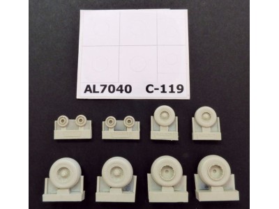 C-119 Boxcar wheels late version