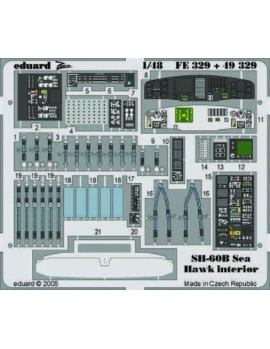 SH-60B Sea Hawk interior